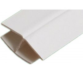 Стыковочный профиль СХТ ПВХ 8-10х3000 мм белый ПрПа002 