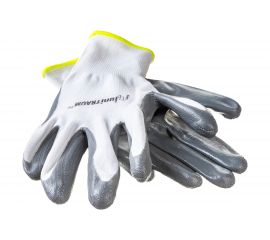 Универсальные перчатки UNITRAUM с полиуретановым покрытием, серо/белые, р-8 UN-N001-8 