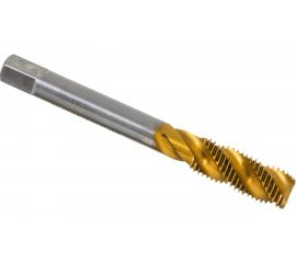 Метчик M10x1,25 HSS M2 TiN спиральный ПрофОснастка №434 арт. 50221034 