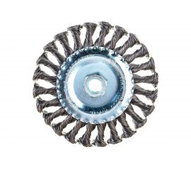 Щетка плоская металлическая (125 мм; М14) для болгарки MATRIX 74640 