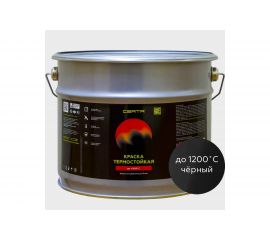 Краска термостойкая антикоррозионная Certa до 1200С черный (~RAL 9004) (10 кг) CPR00002 