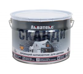 Кроющий антисептик для древесины Рогнеда Акватекс Сканди (северное море; 9 л) 202921 