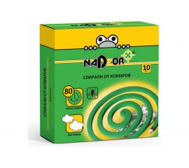 Спирали от комаров Nadzor зеленые, 600 шт. 118869 