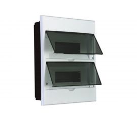 Распределительный встраиваемый щит KRANZ на 24 модуля ЩРВ-П-24 IP41 пластик KR-11-0224 