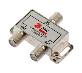 Делитель ЭРА ТВ Simple DSF01 2 ответвления под F разъем, 5-1000 МГц Б0048320 