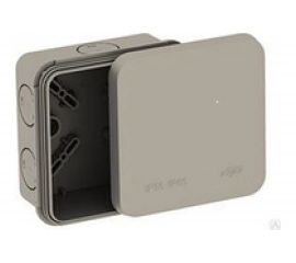 Распределительная коробка Ruvinil ОП 85х85х45мм двухкомпонентная 8 вводов IP65 серый 67240 