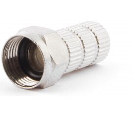 F коннектор Cablexpert для кабеля RG6, 5 шт, с уплотнительным резиновым кольцом SPL6-02 