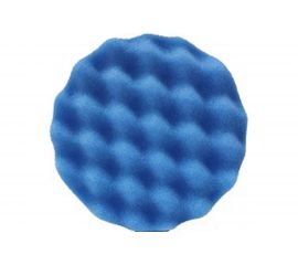 Рифленый полировальный диск на липучке PRO.STO 150x30 мм жесткий голубой 003-00242 