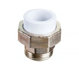 Разъемная муфта с наружной резьбой Политэк ПП 25х1 9800002501 