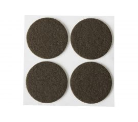 Самоклеящиеся накладки на мебельные ножки Stayer COMFORT фетровые, коричневые, круглые - диаметр 25 мм, 8 шт 40910-25 
