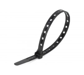 Нейлоновые стяжки FORTISFLEX КСО Multihole 10х360 черный 100 шт. 81158 