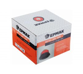 Щетка металлическая чашка (125 мм; М14; крученая проволока) для УШМ ЕРМАК 656-046 