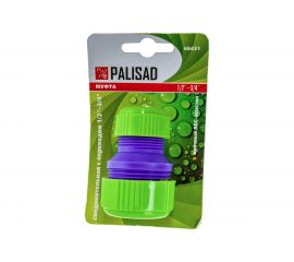 Соединительная муфта с переходом 1/2-3/4 пластмассовая PALISAD 66431 