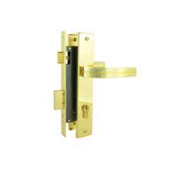 Врезной замок НОРА-М N106-85 К золото, backset 40 мм 17134 