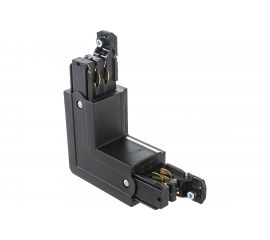 Коннектор для трехфазного шинопровода ЭРА STR-30-B-CN-LE LE угловой, наружный, черный, Б0049722 