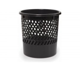 Сетчатая корзина для бумаг STAFF Basic 11 л черная 237917 