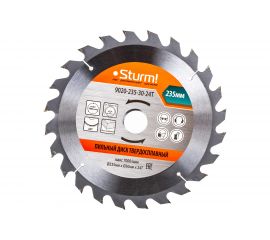 Диск пильный (235x30/20 мм; 24 зуба) Sturm 9020-235-30-24T 