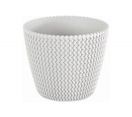 Кашпо Prosperplast SPLOFY 18.7 см, белое DSP190 449 