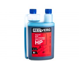 Масло полусинтетическое 2-х тактное с дозатором 1 л REDVERG 6617295 