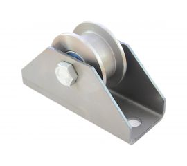 Ролик для ворот Rolik-Opt металл, d.65 мм, под профильную трубу 20х20 мм, на платформе С3606 