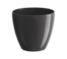 Горшок SANTINO ДЕКО ТВИН 4 л, 20х17.5 см, антрацит 051908 