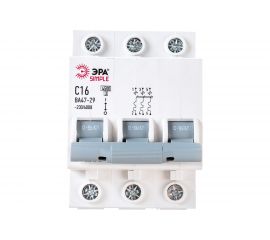Автоматический выключатель ЭРА SIMPLE ВА 47-29 3P 16А C 4,5кА Б0039238 