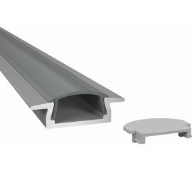 Алюминиевый профиль ArdyLight встраиваемый ALS-31549 anod 2.0 с экраном комплект 50097-1 