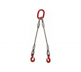 Двухветвевой канатный строп КантаПлюс опрессовка о2СК-1,6/1,0м 