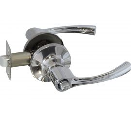 Межкомнатная защелка НОРА-М NEW хром ТТ1-03 фикс. 15802 