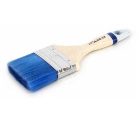 Плоская кисть для водных красок и лаков ZOLDER 75 х 15 мм, искусственная щетина, деревянная ручка aq07515 