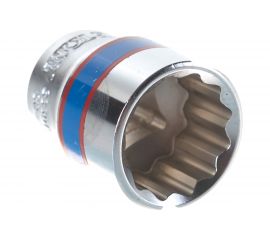 Торцевая стандартная двенадцатигранная головка 3/8"", 17мм KING TONY 333017M 