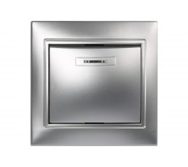 Выключатель Smartbuy 1-клавишный с индикатором 10А серебро, Венера SBE-01s-10-SW1-1-c 