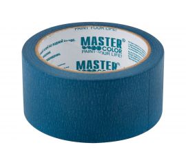 Малярная бумажная лента MASTER COLOR синяя, термостойкость до 100C, 48 мм х 25 м 30-6114 