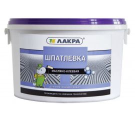 Шпатлевка масляно-клеевая 1,5кг Лакра 90000969329 