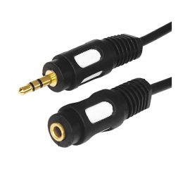 Шнур REXANT Стерео 3,5 мм гнездо - Стерео 3,5 мм штекер, длина 3 мeтра 17-4015 