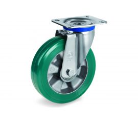 Колесо с вращающейся опорой и пластиной крепления (160 мм; 500 кг) Tellure Rota 624504 