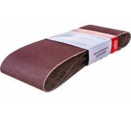 Лента шлифовальная на тканевой основе (3 шт; 100х610 мм; P120) Elitech 1110.005200 
