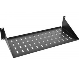 Полка ЦМО МС, консольная, 2U, для шкафов и стоек, цвет чёрный МС-40-9005 