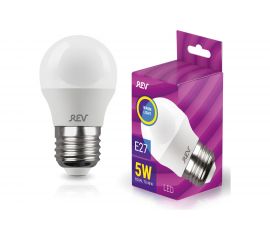 Светодиодная лампа LED G45 E27 5Вт 2700K REV 32262 7 