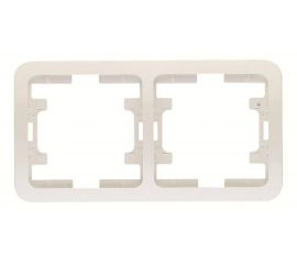 Двойная рамка, белая Makel Mimoza 22012 