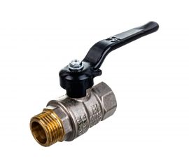 Шаровой кран LD Pride латунный, внутренняя/наружная резьба, ручка-рычаг, 1/2"" 47.15.B-Н.Р 