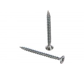 Саморез Стройметиз 4,0х45 универсальный, белый цинк уп. 200 шт. 2150685 