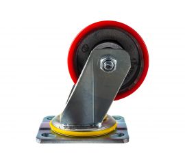Колесо большегрузное с полиуретановой шинкой С-4102-DUS поворотное, без тормоза, г/п 350 кг, 99 мм EURO-LIFT 00018518 