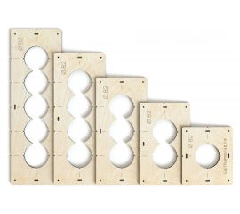 Комплект шаблонов для подрозетников под коронку 82 мм BM-006-82 