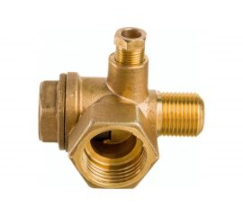 Клапан обратный для компрессора резьба внутренняя F1/2 и наружная M3/8 Pegas pneumatic 4314 