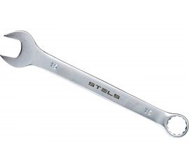 Комбинированный ключ, 15 мм, CrV, матовый хром STELS 15212 