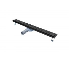 Трап линейный с металлической решеткой, черный MPF d40/50, 750 мм ИС.110501 