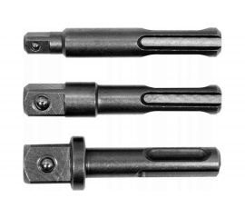 Набор адаптеров 3 шт, SDS Plus, 1/4"", 3/8"", 1/2"" YATO YT-04686 