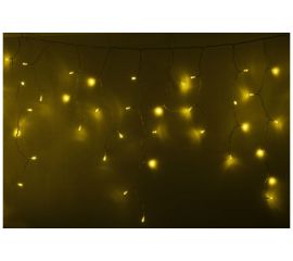 Гирлянда Neon-Night АЙСИКЛ бахрома, 4,8 х 0,6 м, прозрачный ПВХ, 176 LED желтые 255-141 