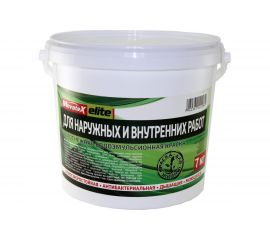 Водоэмульсионная краска для наружных и внутренних работ Movatex elite 7 кг Т11884 